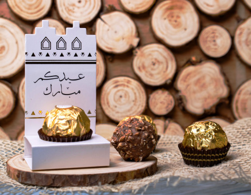 توزيعات حامل لشوكلاته ايفا روشيه بتصميم تراثي12 حب...
