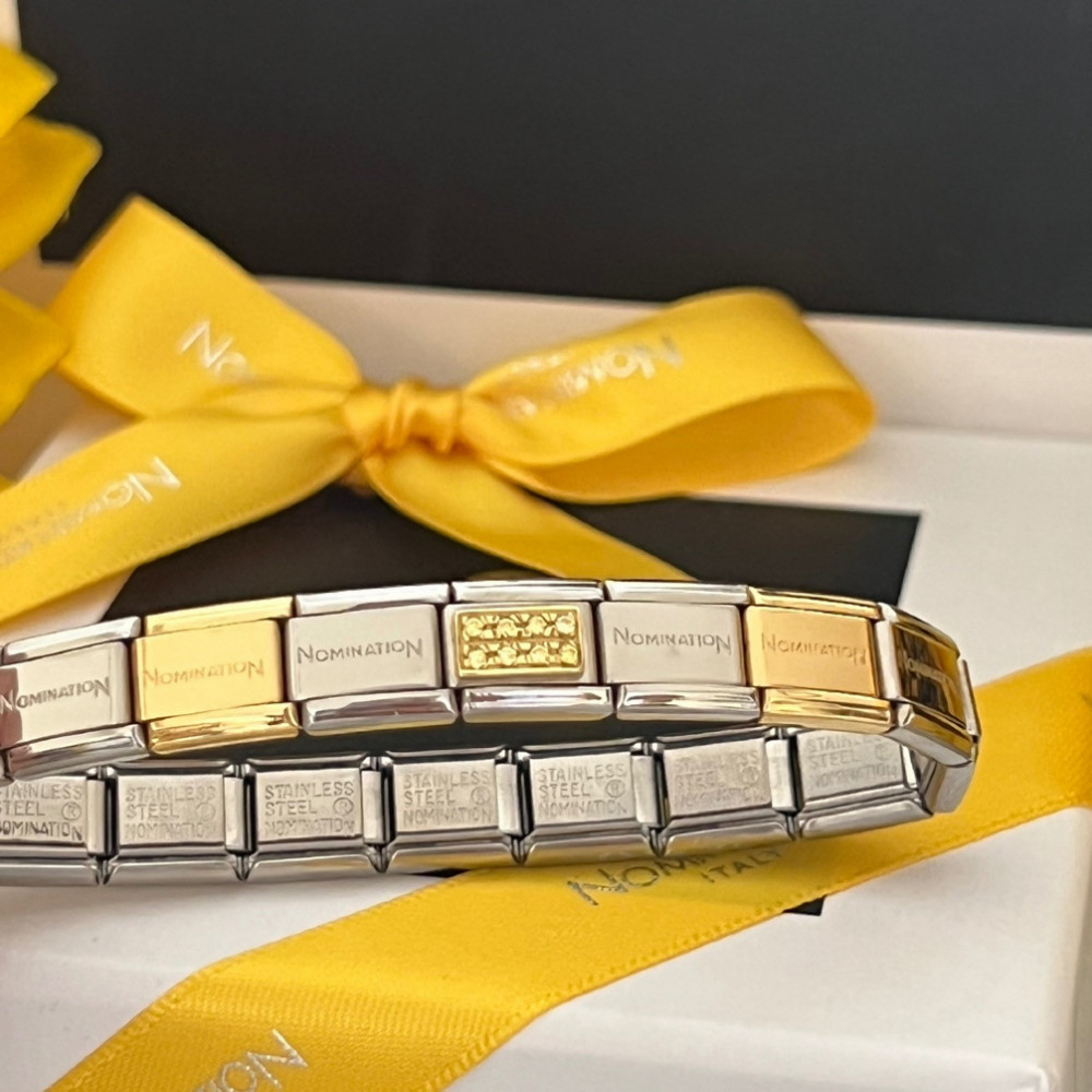 Nomination Gold Dad Bracelet  Andrew Berry Jewellery