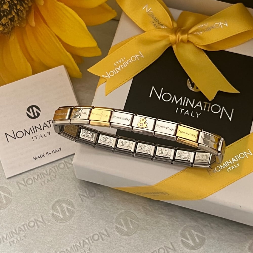 Bracelet NOMINATION Silver in gold and steel - 30930270