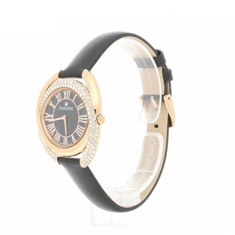 swarovski black watch