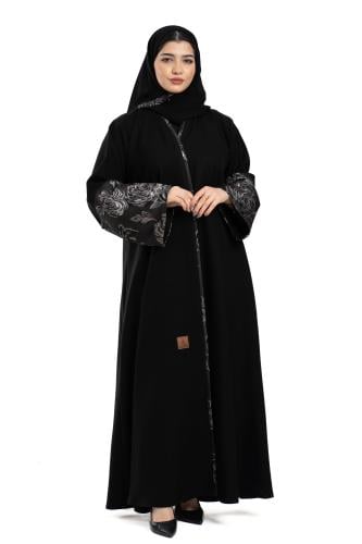 عباية بيسان بأكمام جاكار مورد وتحديد قيطان