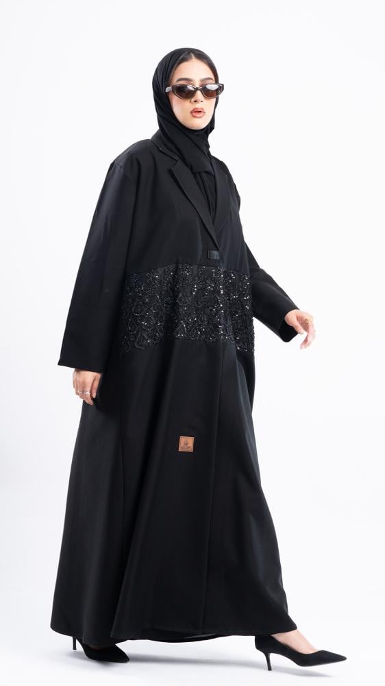 عباية كارما بشك خرز اسود