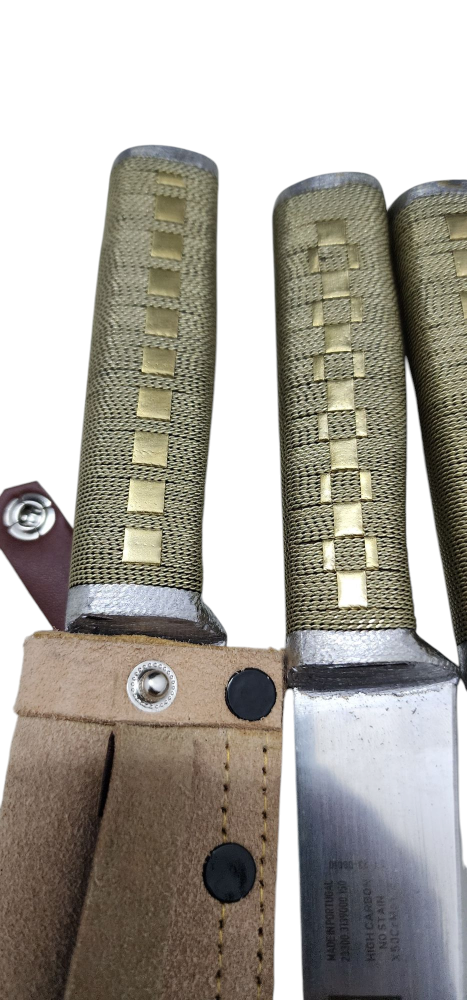 سكين برتغاليه مقصبه تقصيب حجازي جوده مع جراب كفو