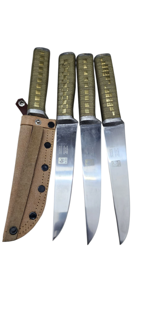 سكين برتغاليه مقصبه تقصيب حجازي جوده مع جراب كفو