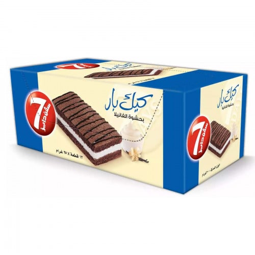 سفن دايز كيك بار فانيلا 12*25 جم