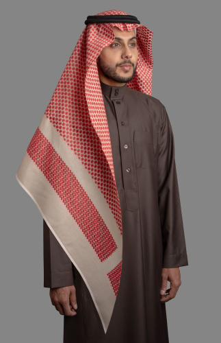 شماغ بريز الجديد كريمي شتوي