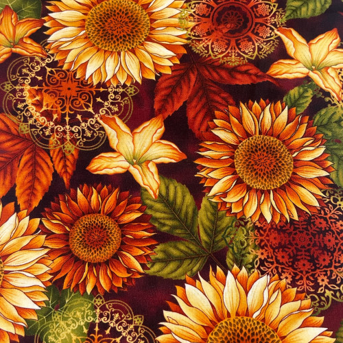 قماش قطن SunFlowers