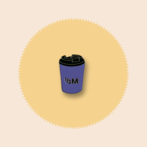 1/2M mug - purple