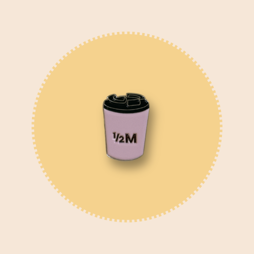 1/2M mug - pink
