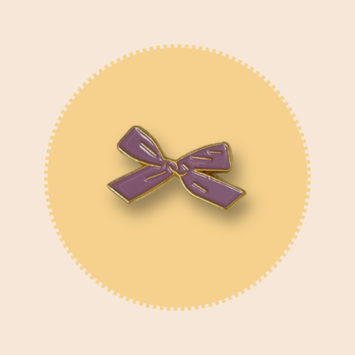 pink-golden bow