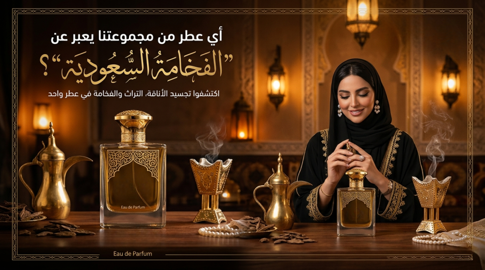 أي عطر من مجموعتنا يعبر عن "الفخامة السعودية"؟