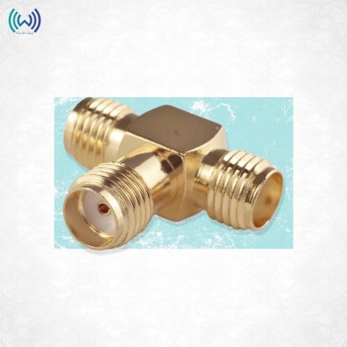 T-type adapter SMA(female) - SMA(female) - SMA(fem...