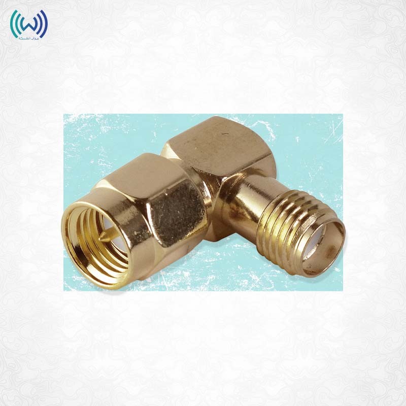 Angle adapter SMA(male) - SMA(female)