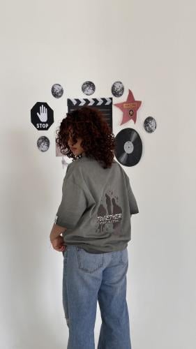 Gray shirt Oversize