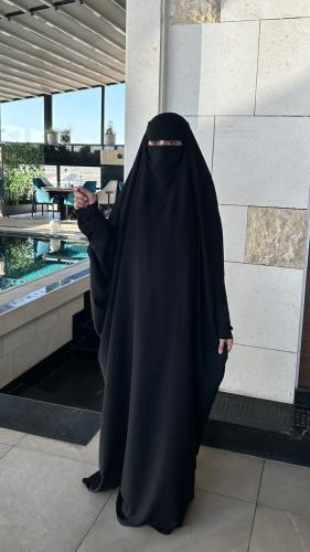 عباية رأس باكمام سترتش