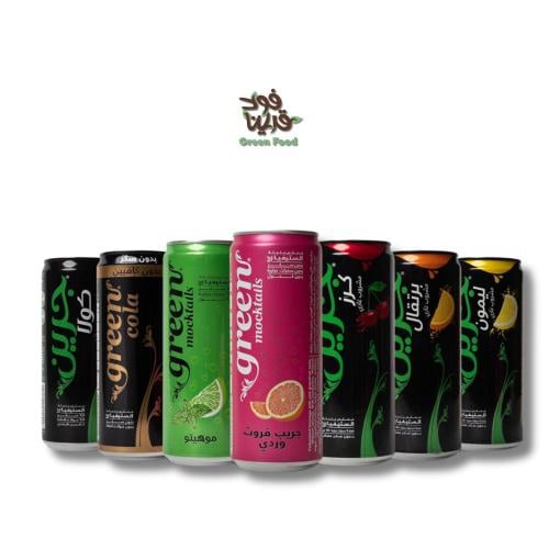 جرين كولا مشروب غازي طبيعي 330 مل - Green Cola nat...