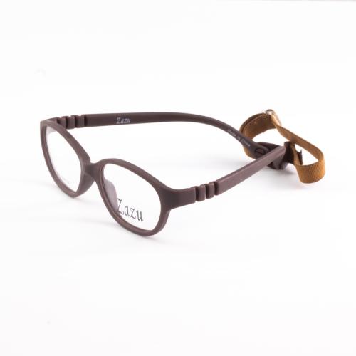 نظارة طبية للأطفال من زازو - بني غامق