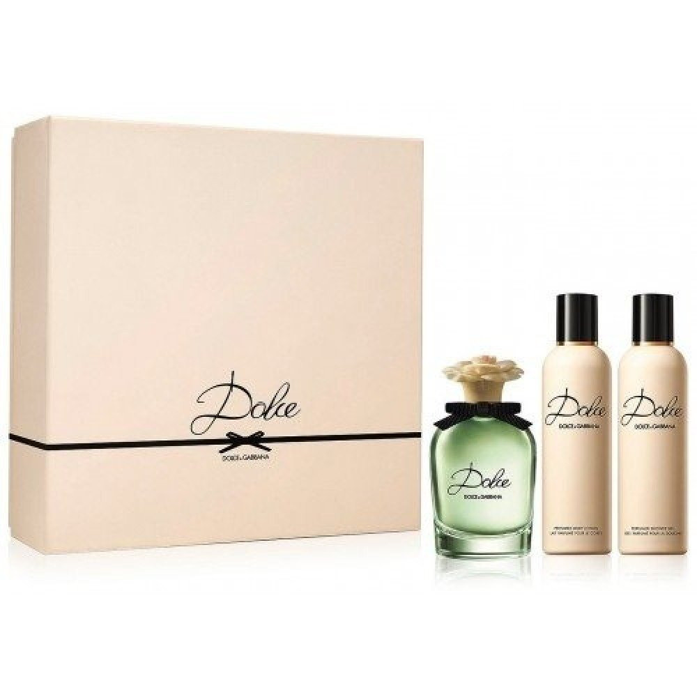 Dolce Gabbana Dolce Eau de Parfum 75ml 3 Gift Set متجر الرائد للعطور