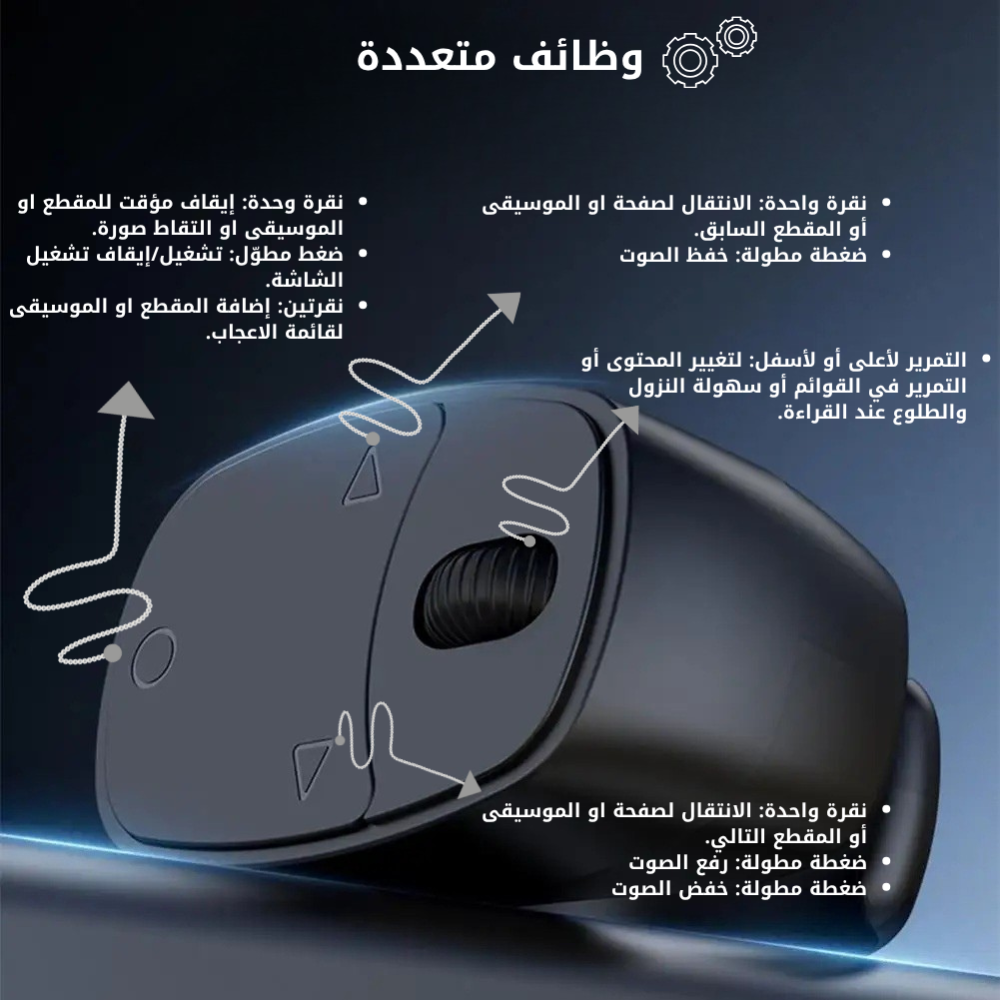الماوس اللاسلكي الذكي