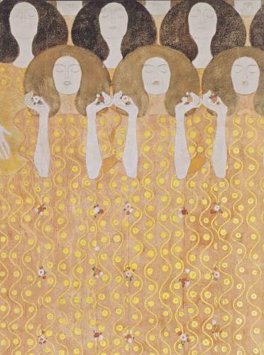 لوحة تأملات ذهبية Golden Reflections art