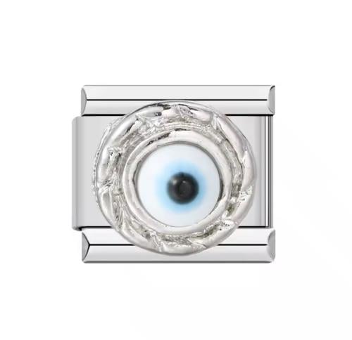 Evil eye- عين زرقاء فضي