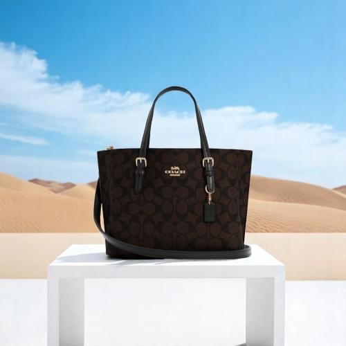 Mollie Tote Bag In Signature dark BROWN