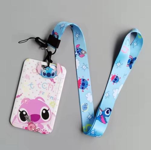 حامل بطاقة stitch pink