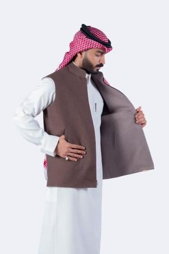 سديري دبل فيس لون كبدي مع رمادي