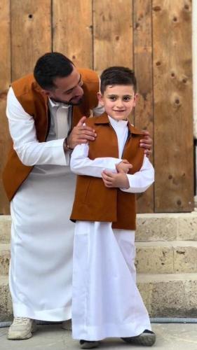 سديري دبل فيس اسود مع جملي