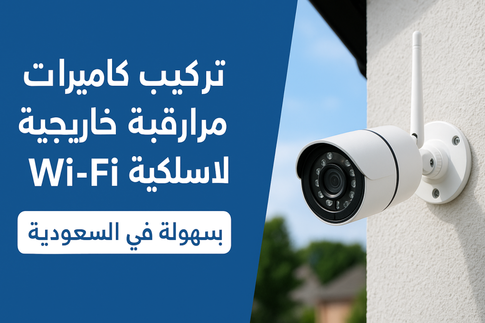 تركيب كاميرا واي فاي خارجية