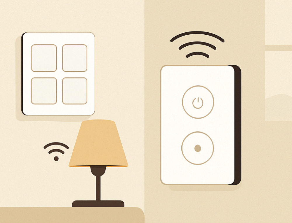 مفتاح اضاءة ذكي WiFi من هوم ستيشن