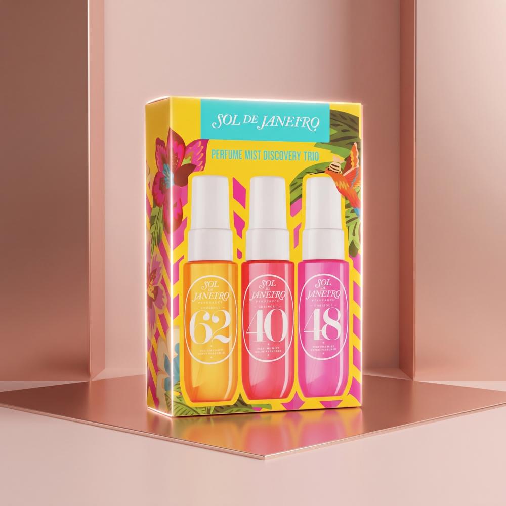 سول دي جانيرو مجموعة اكتشاف معطرات الجسم 3 × 30 مل