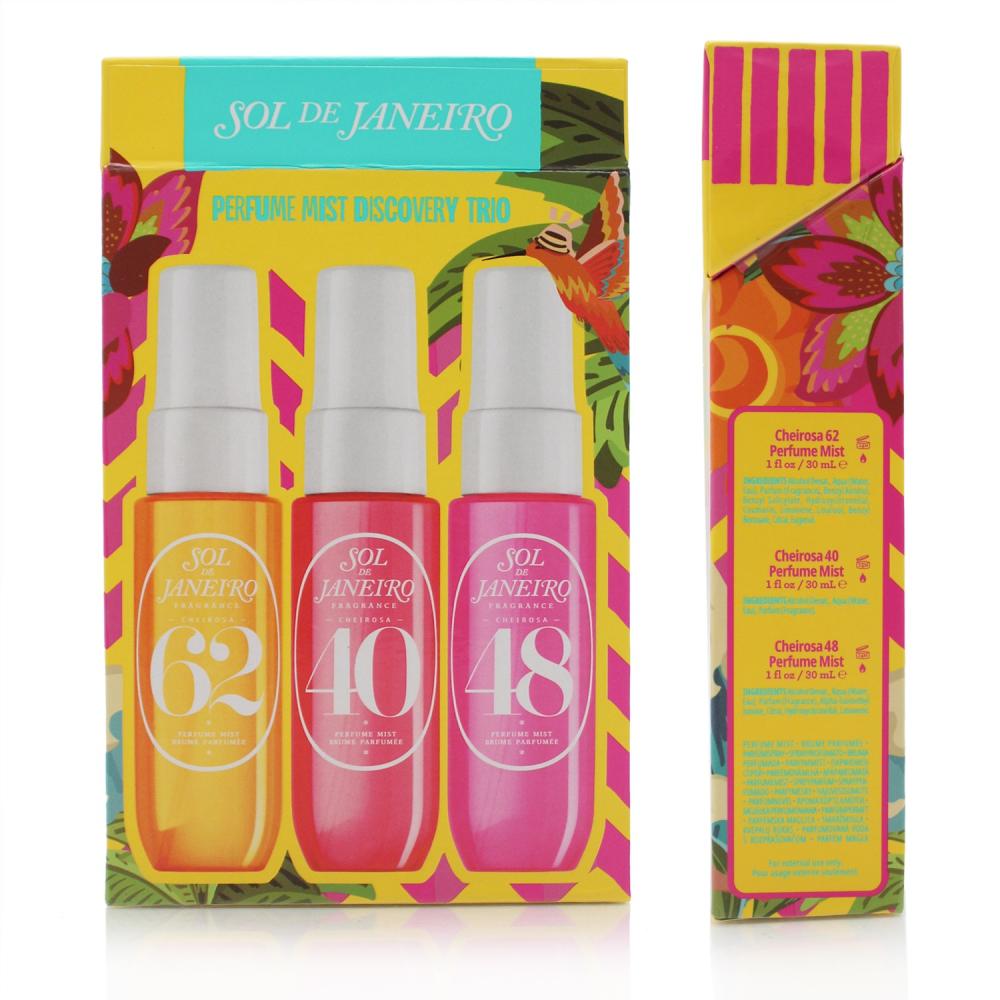 سول دي جانيرو مجموعة اكتشاف معطرات الجسم 3 × 30 مل