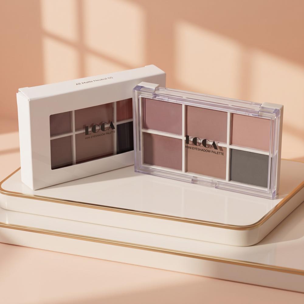 لوكا باليت ظلال عيون ميني أول مات نيوترال All Matte Neutral 02