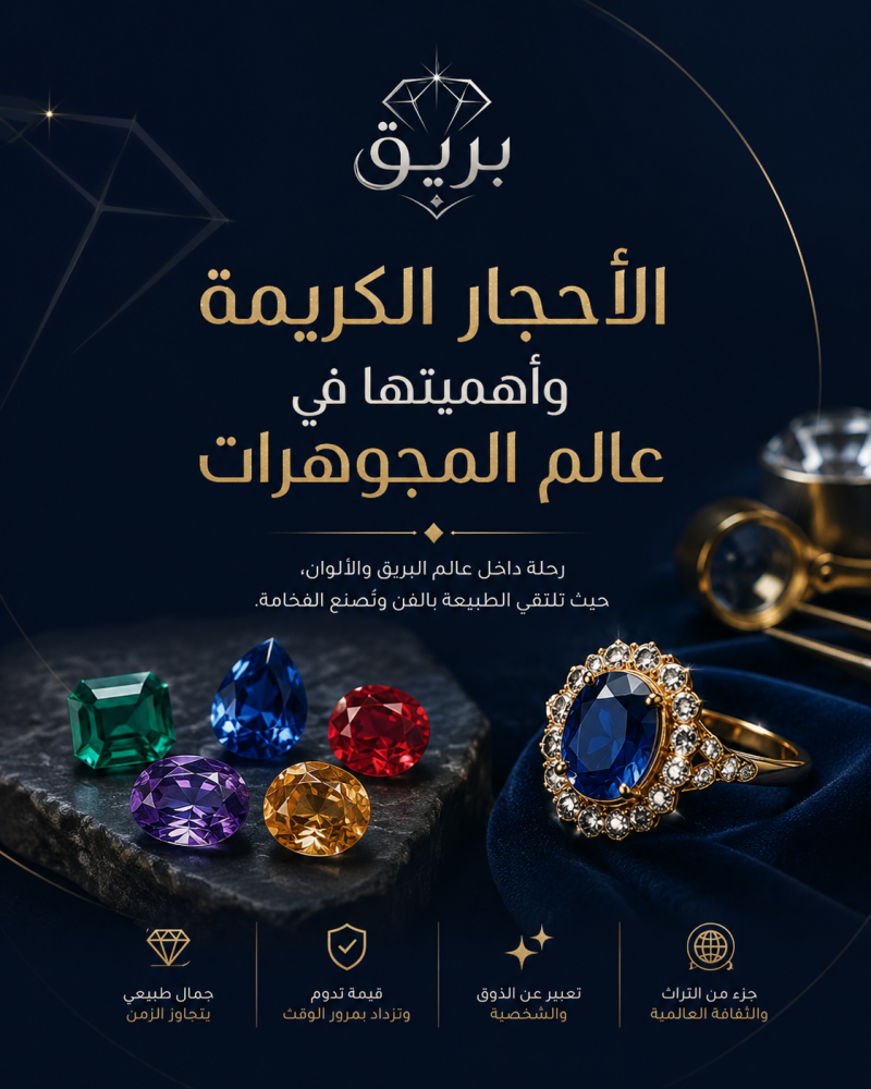 الأحجار الكريمة وأهميتها في عالم المجوهرات ؟