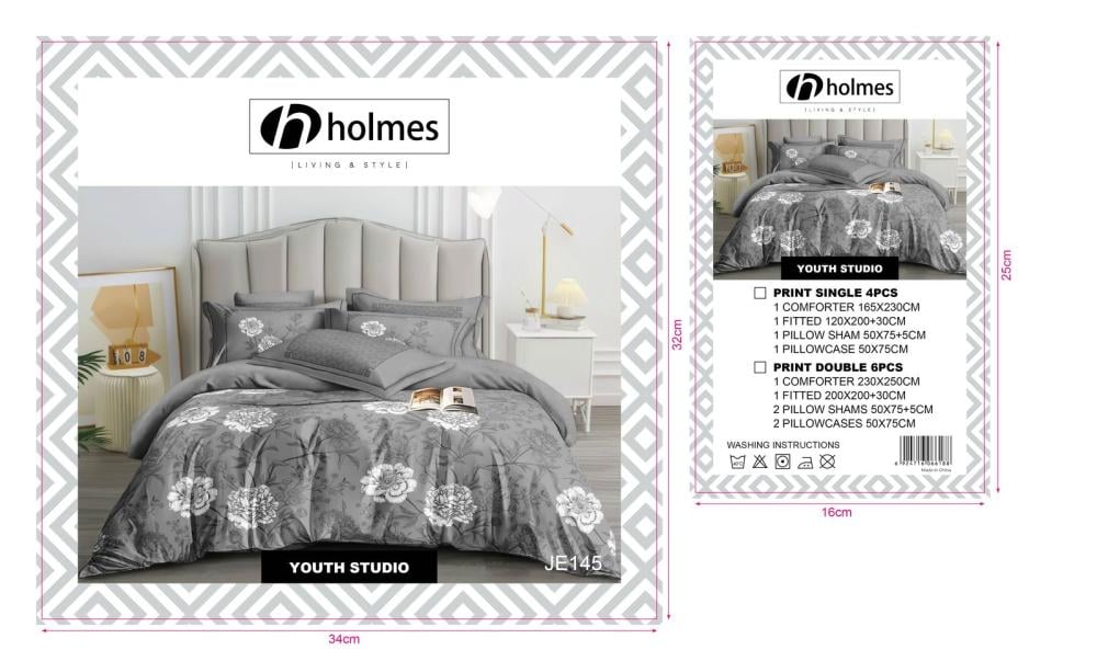 مفرش Holmes مشجر نفر واحد أنيق وناعم