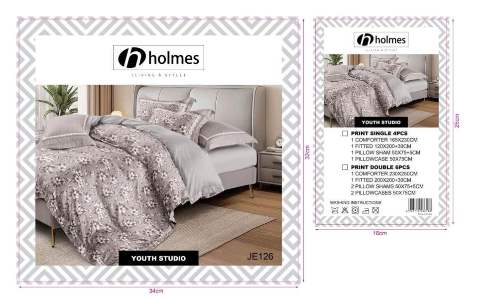 مفرش Holmes مشجر نفر واحد أنيق وناعم