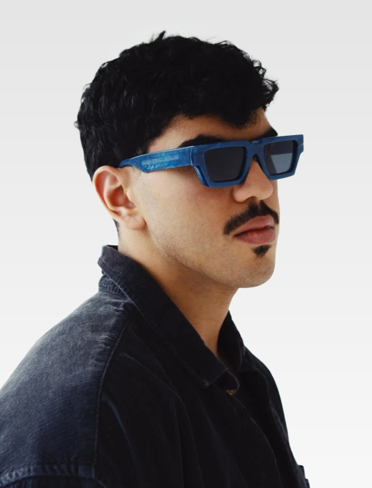 Shop Sama Ocean Blue Sunglasses from Doppe Luxury Sunglasses DOPPE Eyewear Luxury Authentic Sunglasses Collection