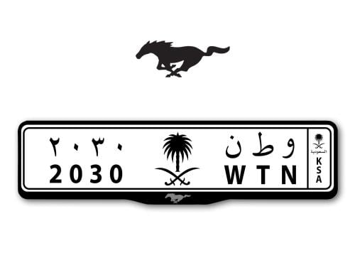 اطار لوحات السيارات شعار فورد موستانق - FORD MUSTA...
