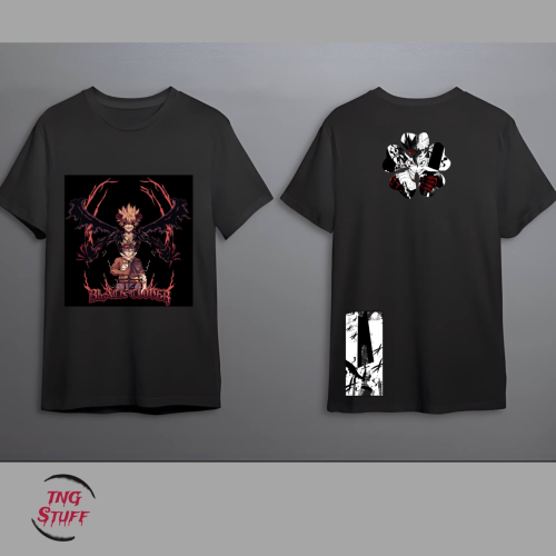 قميص بلاك كلوفر - T-shirt black clover