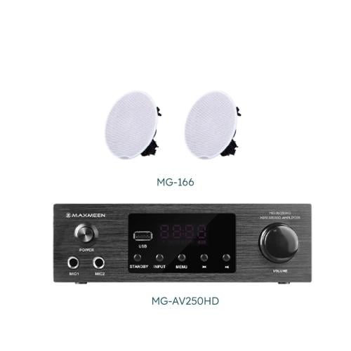 Maxmeen 200w HI-FI Stereo amplifier MG-AV250HD with ceiling