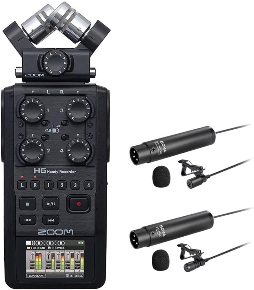 Zoom H6n Portable Professional Audio Recorder