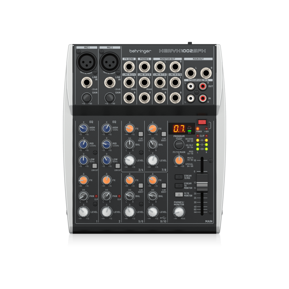 Behringer XENYX 1002SFX Mixer 10 channels