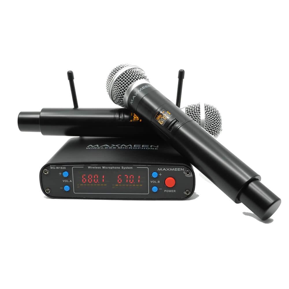 Maxmeen W1920 Wireless Microphone System with 2 microphones