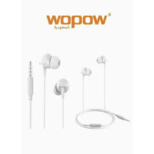 سماعة أذن ماركة WOPOW