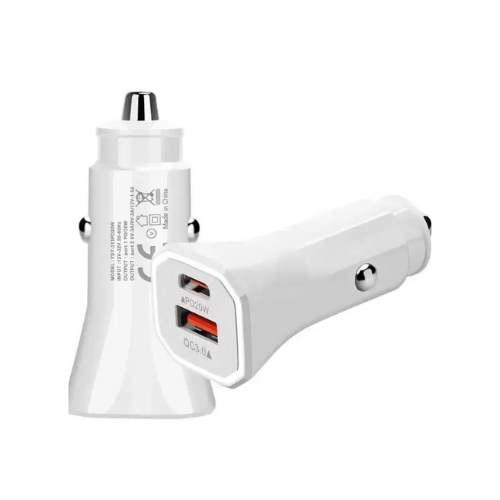 شاحن سيارة بقدرة20W منفذ Type-c ومنفذ USB