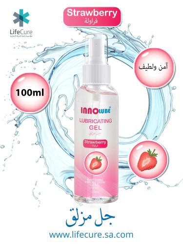 جل مزلق - بنكهة الفراولة 100 مل