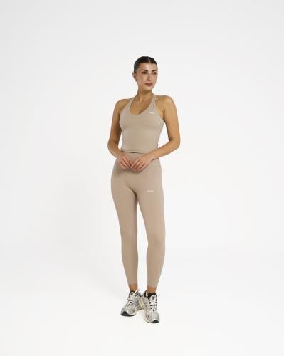 Khaki sport padded tank