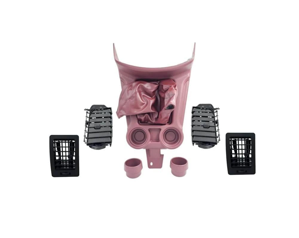 بكج ديكور قير عنابي دبل و ريش مكيف وسط، مع اطراف جانبية اسود هايلكس 2006-2015