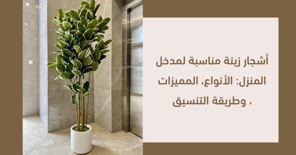 أشجار زينة مناسبة لمدخل المنزل: الأنواع، المميزات، وطريقة التنسيق